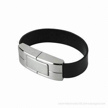 Leather bracelet USB flash drives